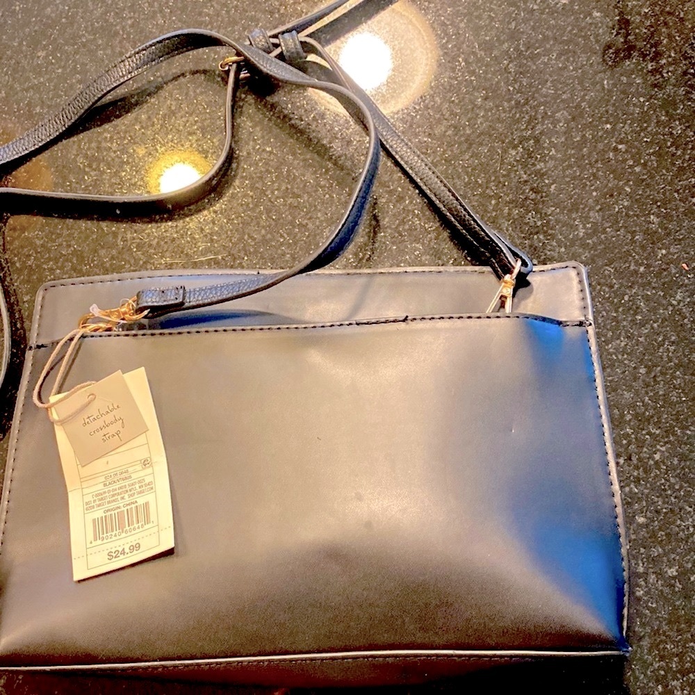 11 x 7 black bag.